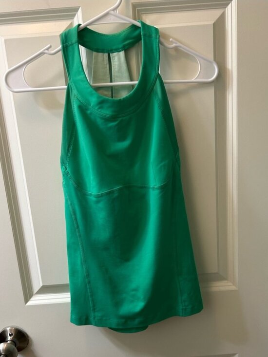 Tops - Emerald Green Racerback Tank